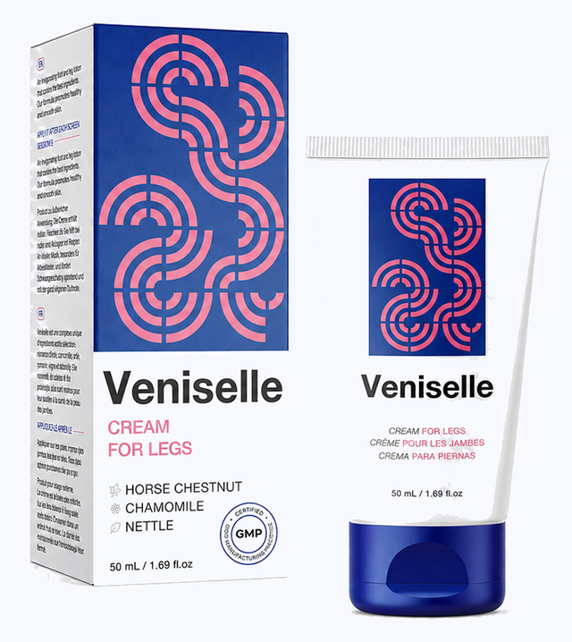 Veniselle Beincreme 50 ml Tube und Verpackung